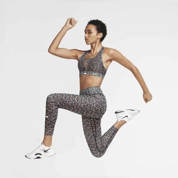Nike Pants & Jumpsuits Nike One Drift Fit 7/8 Floral Womens Tights New With Tags - Picture 11 of 11